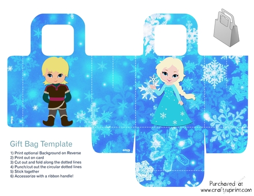 Frozen themed Gift Bag/box