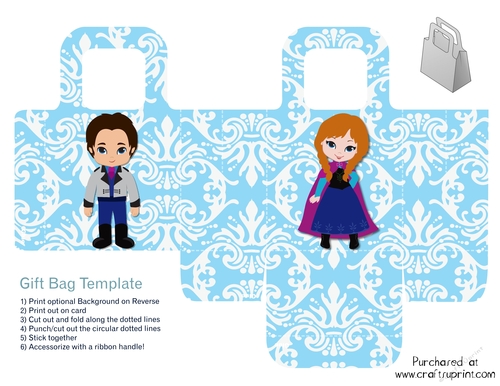 Frozen themed Gift Bag/box