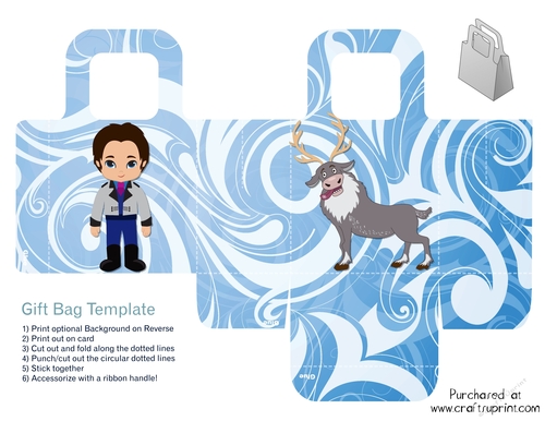 Frozen themed Gift Bag/box