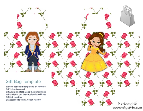 Beauty & The Beast Gift bag