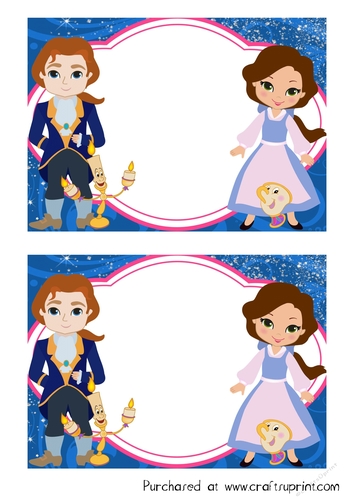 Beauty & The Beast Invitations