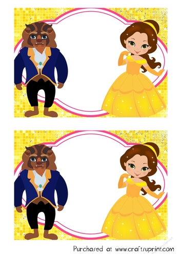 Beauty & The Beast Invitations