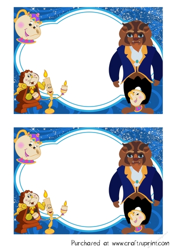 Beauty & The Beast Invitations