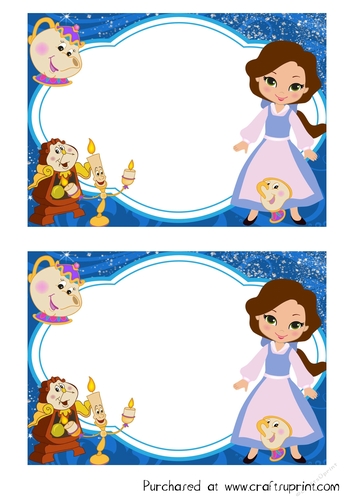 Beauty & The Beast Invitations