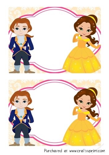 Beauty & The Beast Invitations