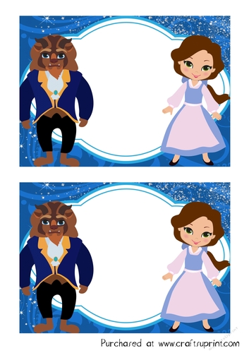 Beauty & The Beast Invitations