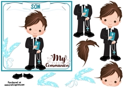 First Holy Communion Boy Topper