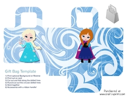 Frozen themed Gift Bag/box