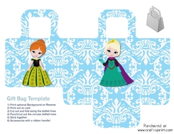 Frozen themed Gift Bag/box