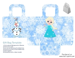 Frozen themed Gift Bag/box