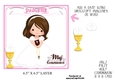 First Holy Communion Girls Topper
