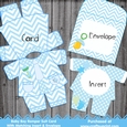 Baby Boy Romper Suit Card
