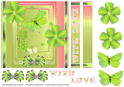 Pink & Green Spring Fresh Colllage