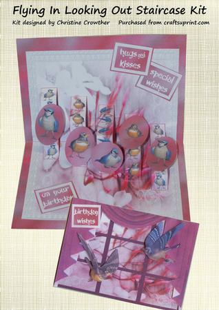 Flying in Looking Out Staircase Card Kit