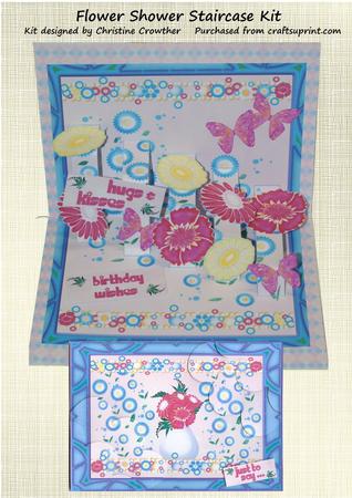 Flower Shower Staircase Card Kit