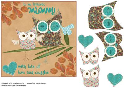 Fantastic Mummy Cute Owls with Lots of Love and Cuddles