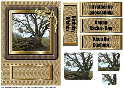Woodland View - Geocaching Pyramid Card