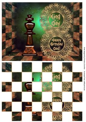 Chess - King for a Day Happy Birthday Dad