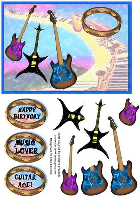 Guitar Ace Music Lover Birthday Card