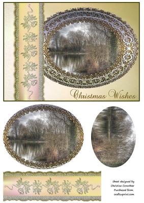 Christmas Wishes Winter Lake