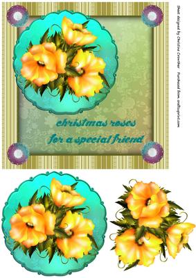 Christmas Roses for a Special Friend