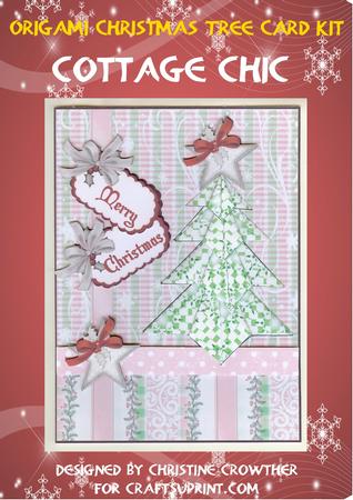 Origami Christmas Tree Card Kit ? Cottage Chic