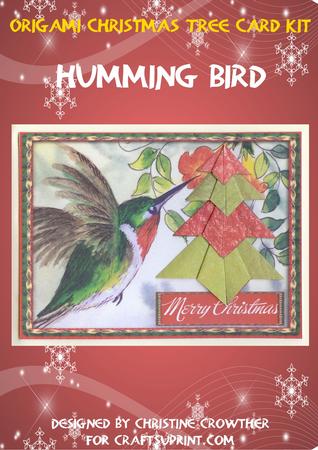 Origami Christmas Tree Card Kit ? Humming Bird