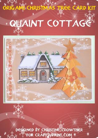 Origami Christmas Tree Card Kit - Quaint Cottage