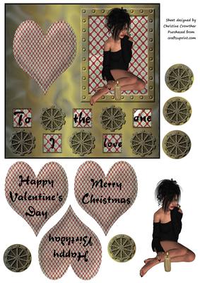 To the One I Love - Birthday Christmas or Valentine