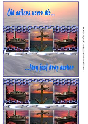 Old Sailors Never Die They Just Drop Anchor