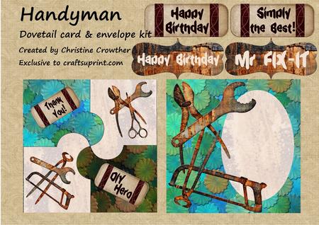 Handyman Dovetail Card & Envelope Kit