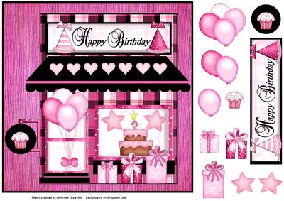 Birthday Boutique - Pink and Black