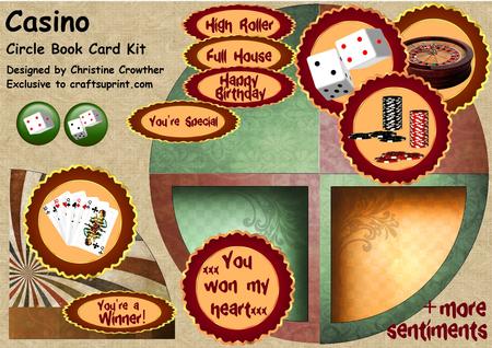 Casino Circle Book Card Kit
