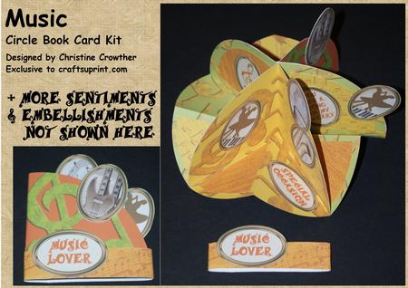 Music Circle Book Card Kit