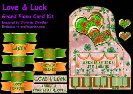 Love & Luck Grand Piano Card Kit