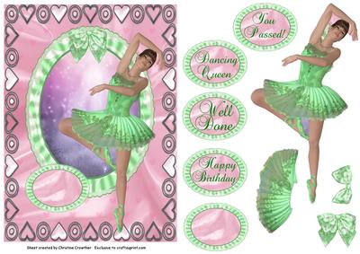 Ballerina Dancing Queen Birthday Congratulations