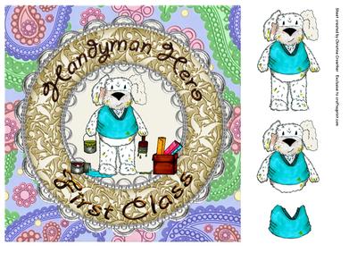 Handyman Hero First Class - Birthday Dad Fathers Day