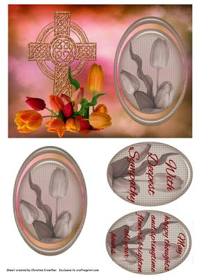 Tulips with Sympathy or Springtime Message