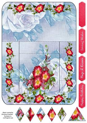 Rosa Dortmund Centre Stepper with Easy Decoupage Panel