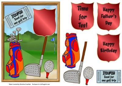 Time for Tee Golf Coupon - Birthday or Fathers Day