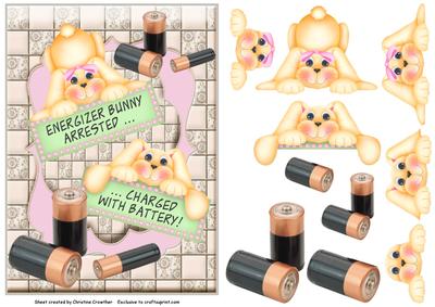 Energizer Bunny Arrested - Charged with Battery!