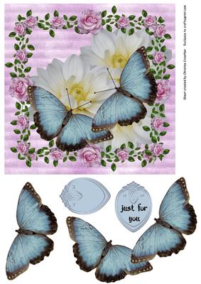 Flowers and Butterflies Just for You