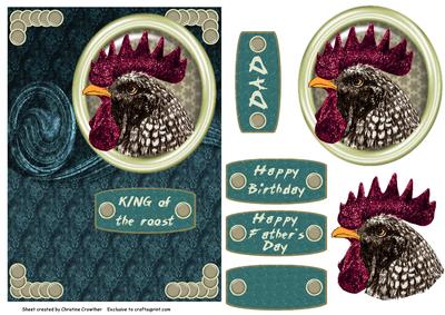 King of the Roost - Happy Birthday, Fathers Day, Dad