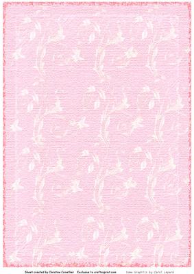 Light Swirls on Distressed and Glittered Background - Salmon
