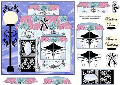Paris Boutique Happy Birthday Fashion Diva