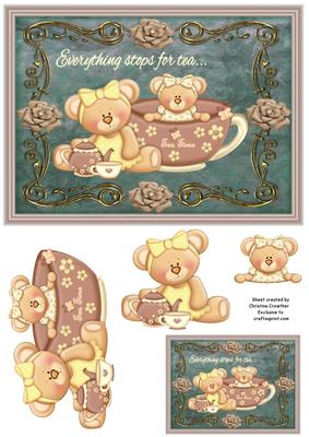 Everything Stops for Tea -  Teatime Teddies