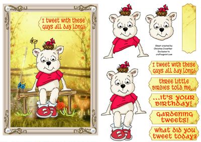 Tweet All Day Long! Any Occasion Card