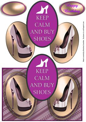 Keep Calm and Buy Shoes Over the Edge