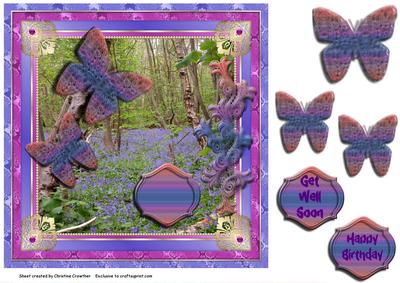 Bluebell Woods Get Well Happy Birthday Multi Purpose