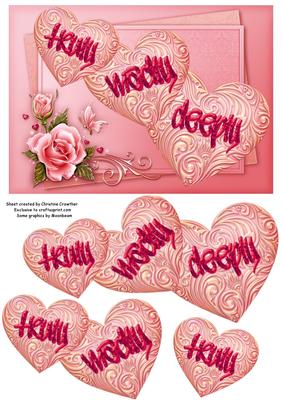 Truly Madly Deeply - Pink for Wedding, Valentine & Romance